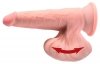 Dildo Triple Density 3D z przyssawką 15,2 cm King Cock